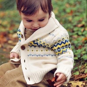 Baby Gap Boys sweater cardi 18-24m